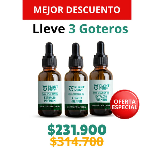 Plant Pwr - Precio 3 goteros